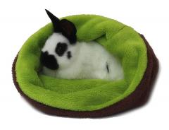 Spací pytel pro hlodavce  - tmavě hnědá/světle zelená