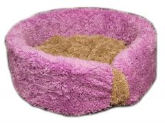 Pelíšek Marysa - fialová/béžová - DE LUXE