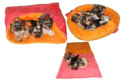 Spací pytel MAX - růžová/oranžová