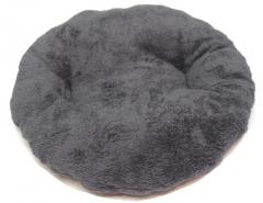 Polštář kruh Marysa - šedá - DE LUXE