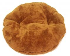 Polštář kruh Marysa - skořicová - DE LUXE