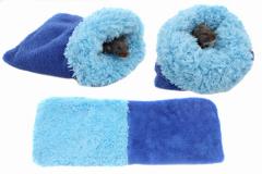 Spací pytel pro křečky XS - tm.modrá/sv.modrá - DE LUXE